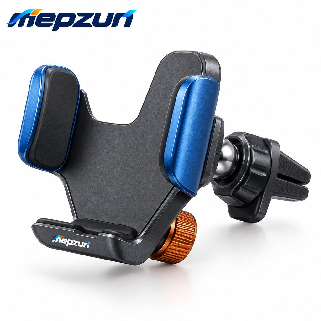 mepzun Adjustable Clamp-Mount Phone Holder — additional angle