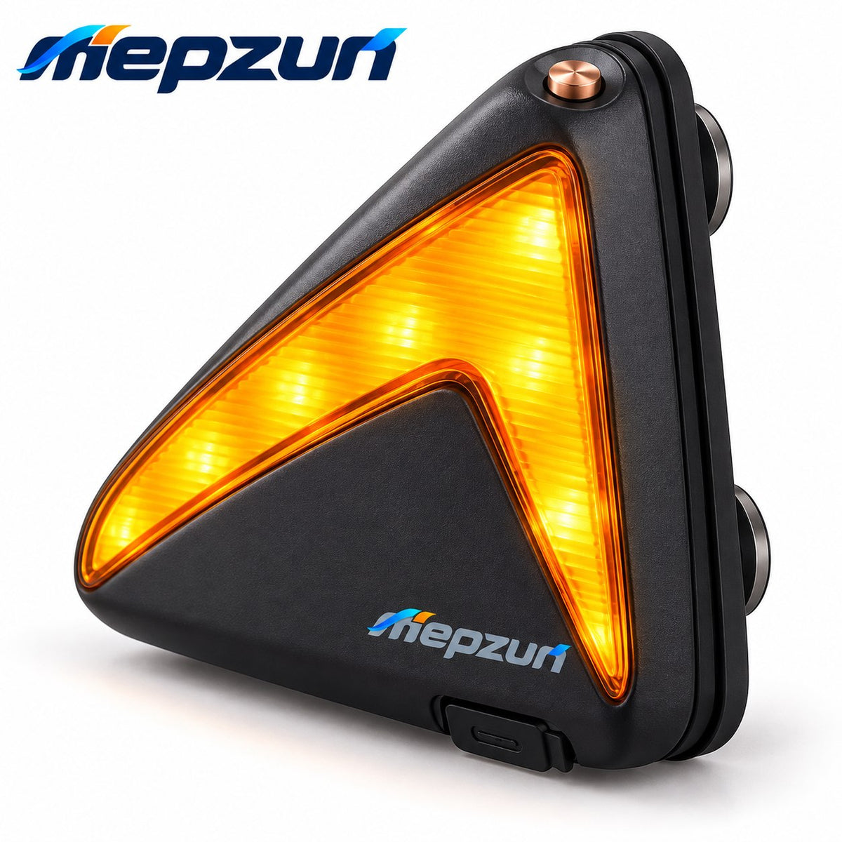 Amber Triangle LED Warning Light view 4