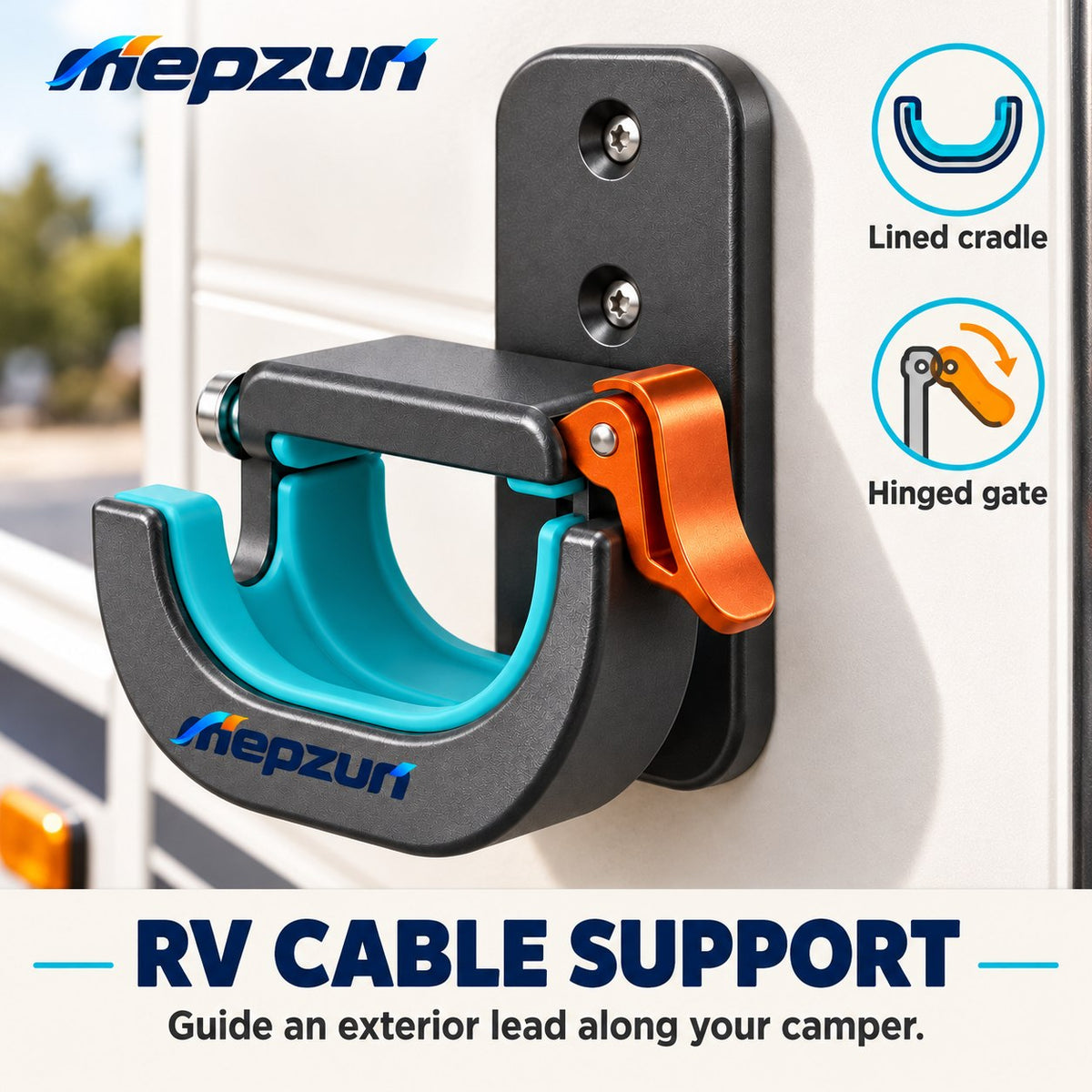Wall-Mount U-Shaped Utility Hook view 1