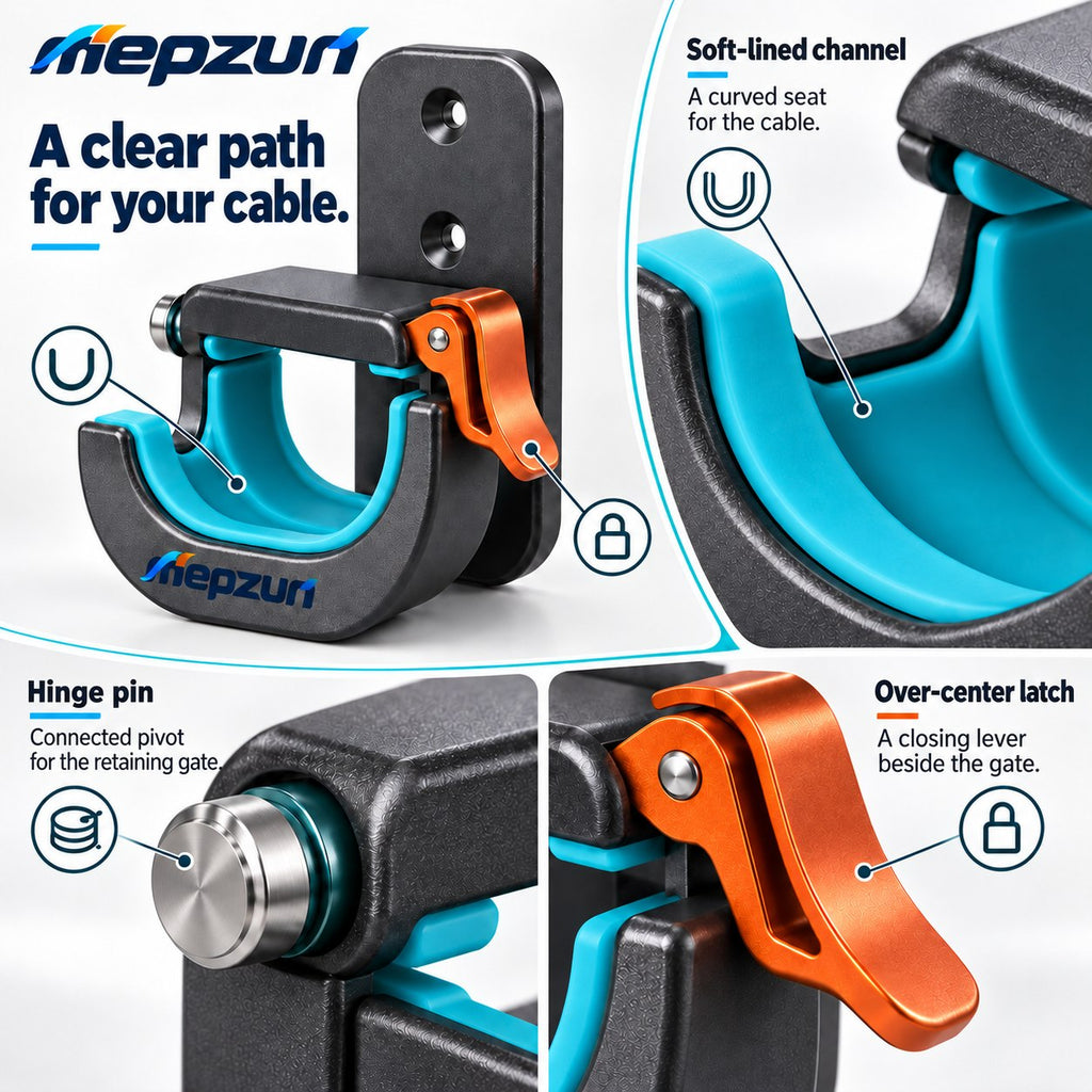 Wall-Mount U-Shaped Utility Hook view 2