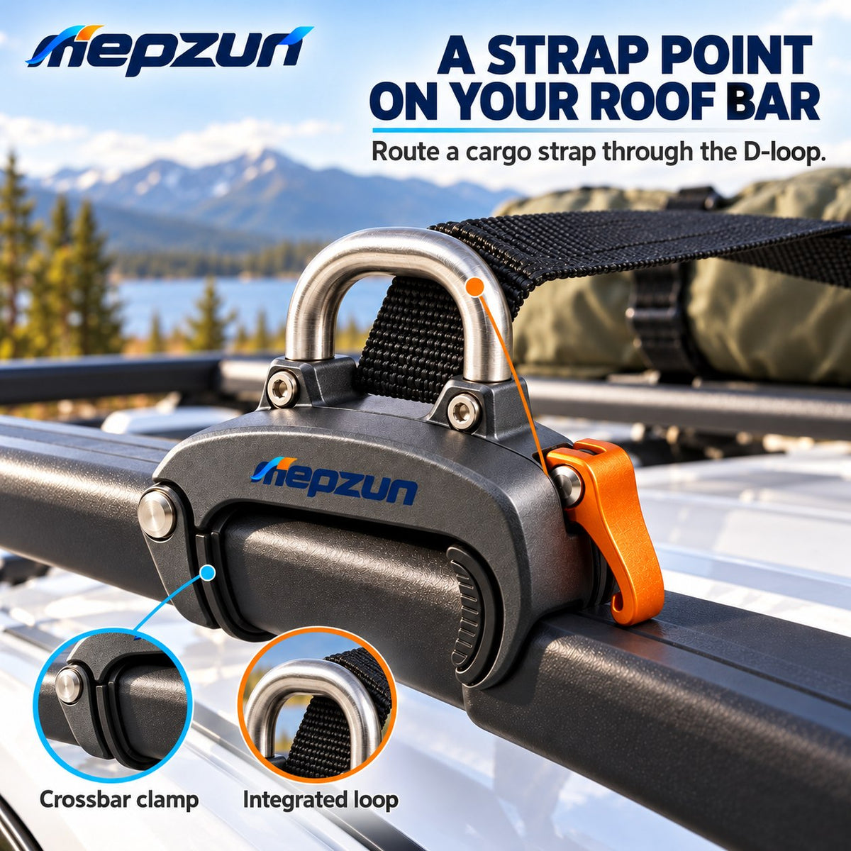 Heavy-Duty U-Shaped Clamp Lock view 3