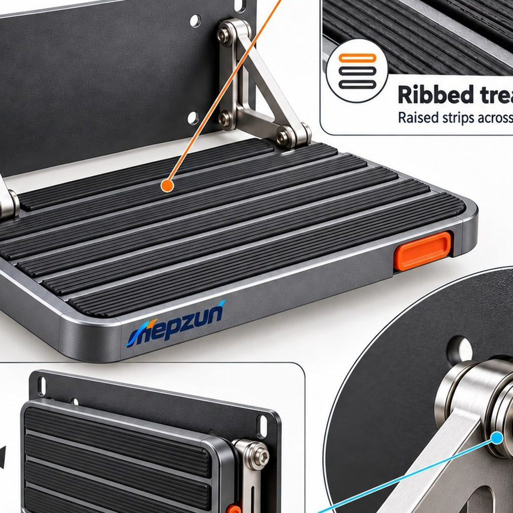 Wall-Mounted Folding Step Platform view 5