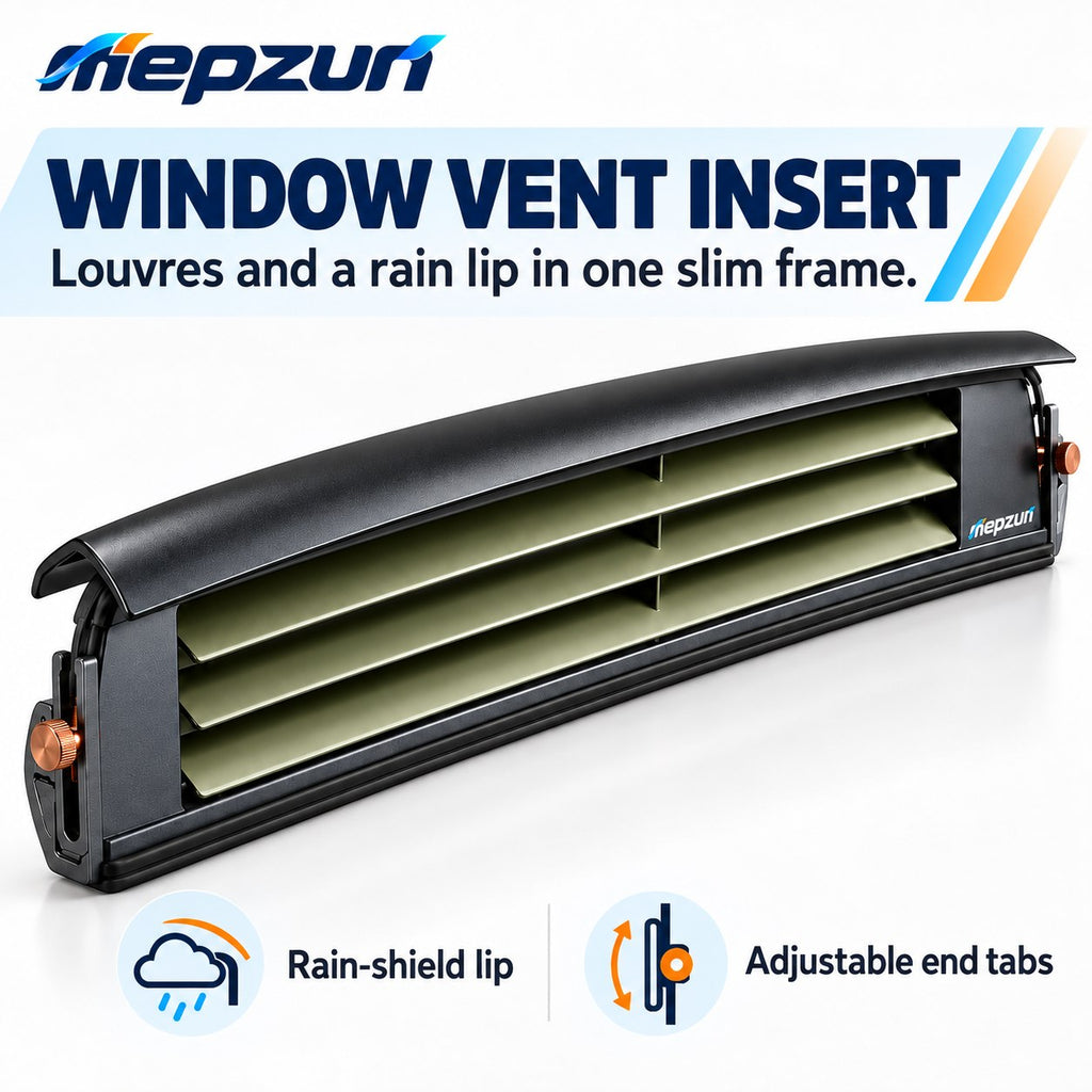 Slim Adjustable-Louver Vent Panel view 1