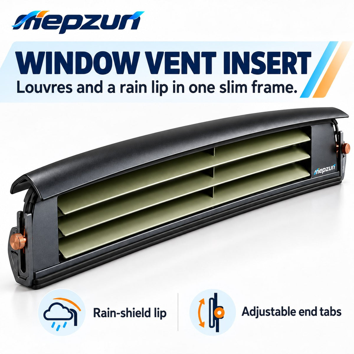 Slim Adjustable-Louver Vent Panel view 1