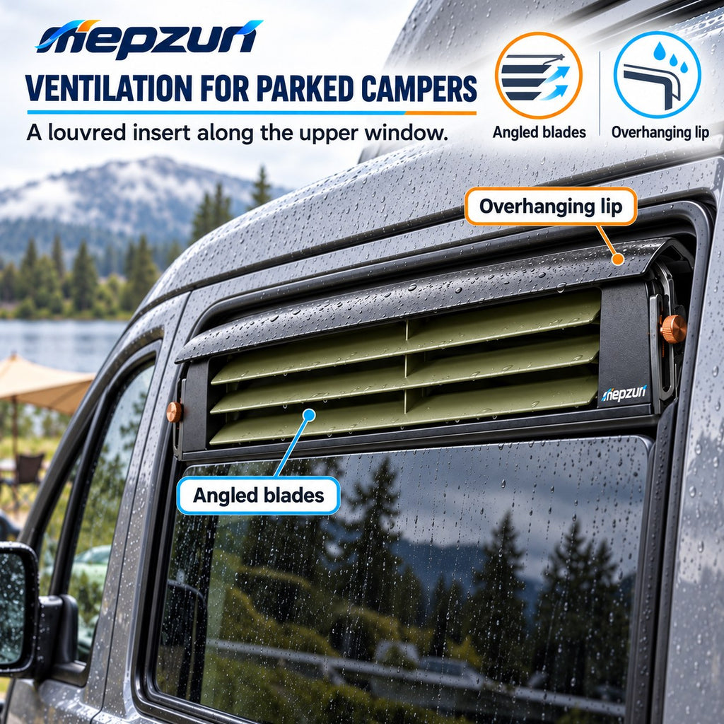 Slim Adjustable-Louver Vent Panel view 3