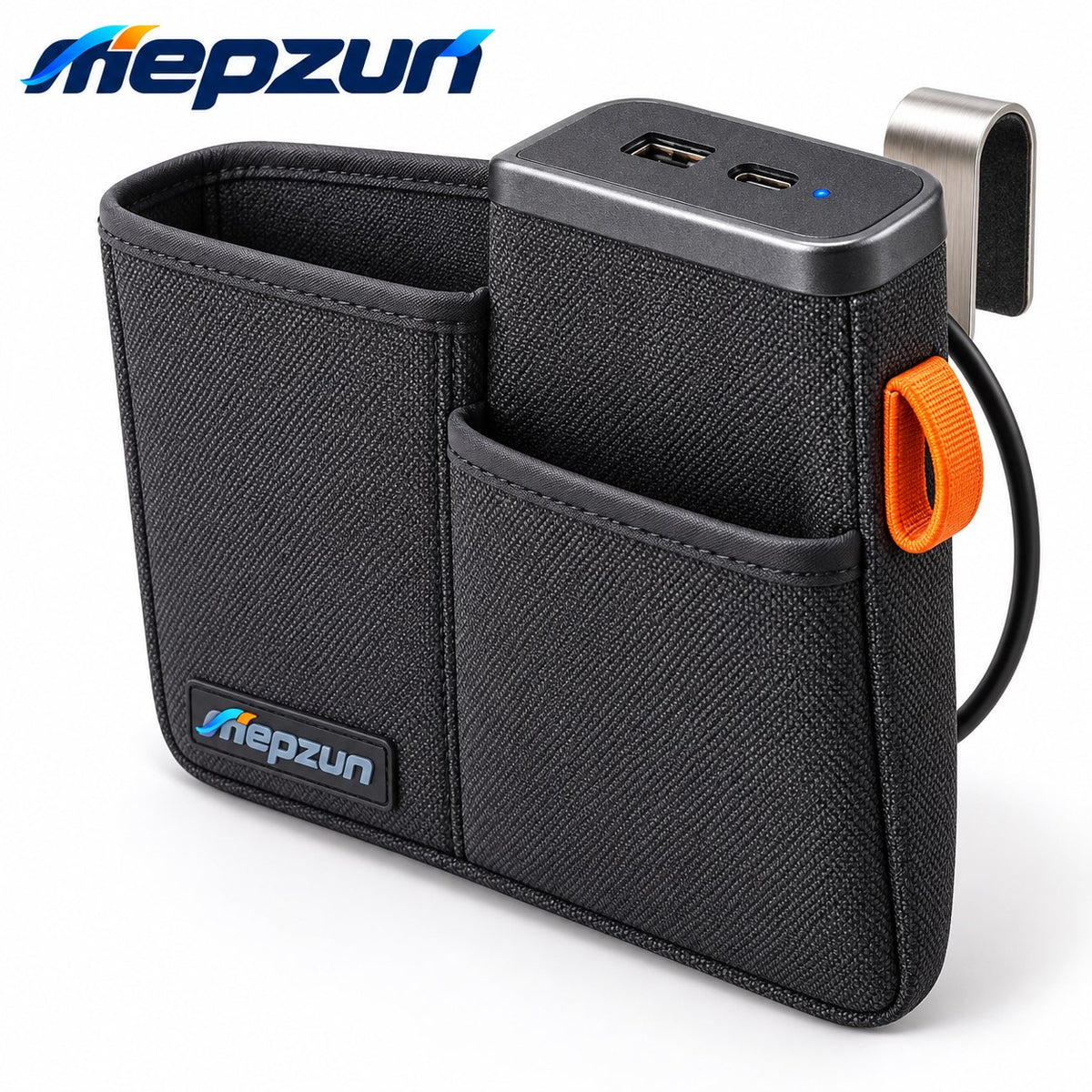 Clip-On Organizer Pocket with Control Panel - 4
