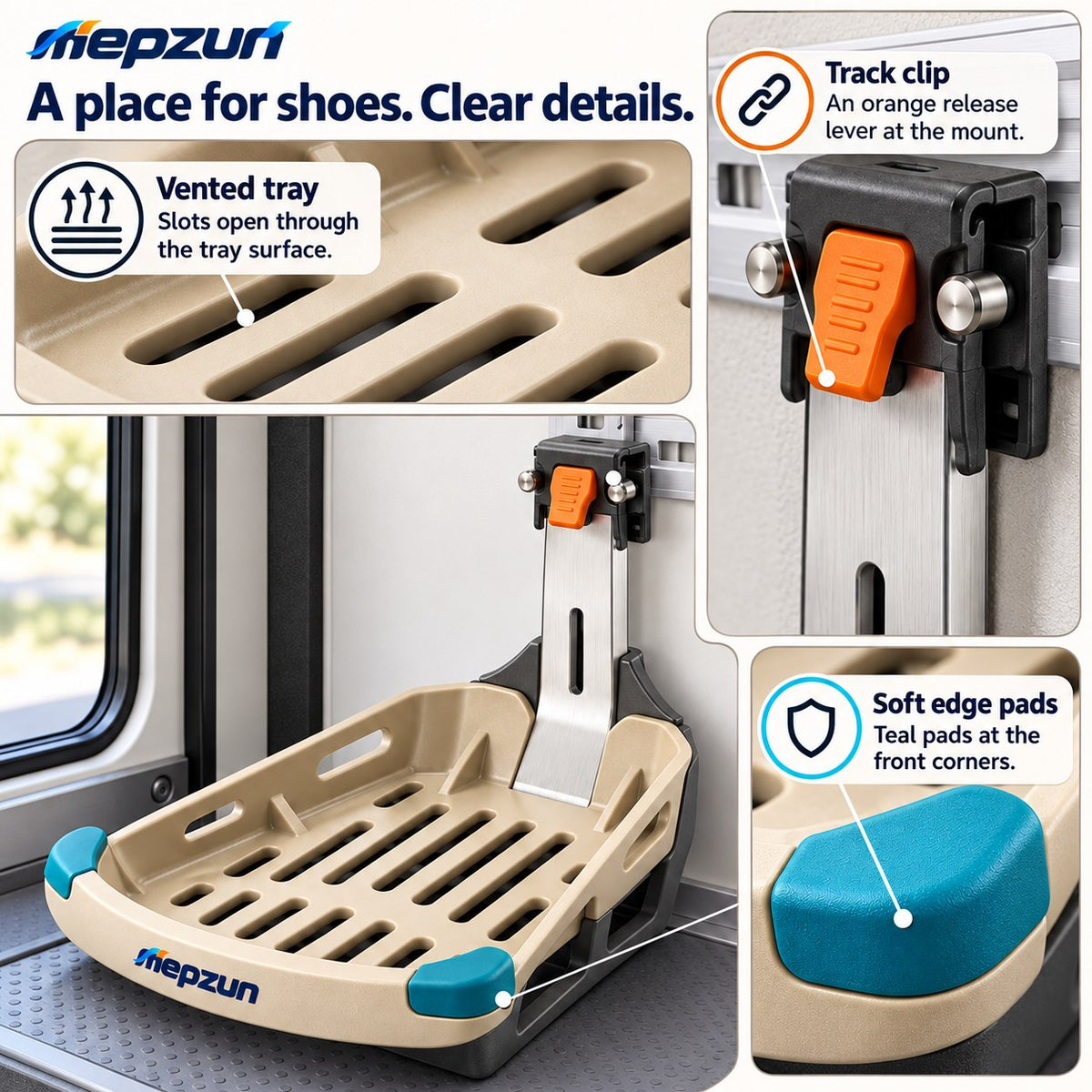 Wall-Mount Folding Utility Basket detail 2