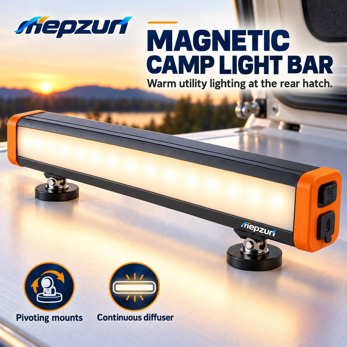 Slim Mounted LED Light Bar image 1